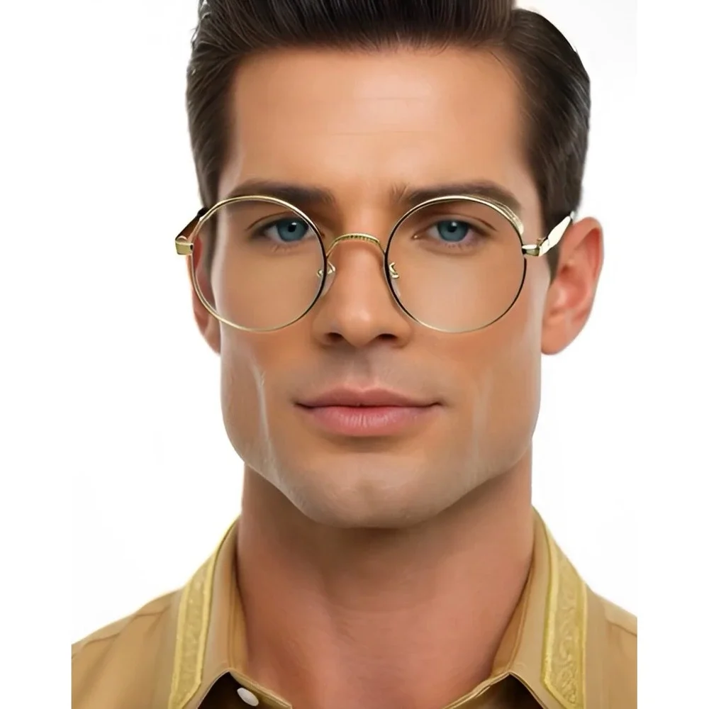 Round Steampunk Sunglasses Men Women Gothic Glasses Vintage Circle‎ Metal Frame